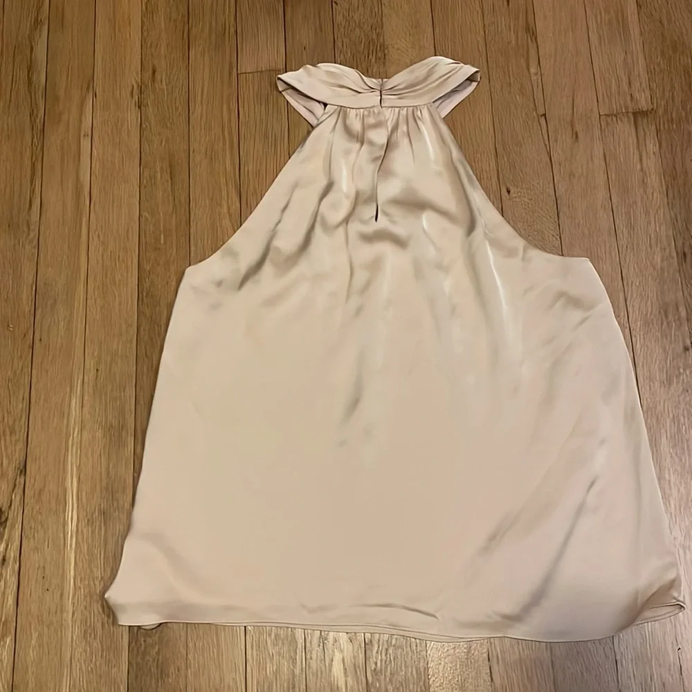 ✨ NWT Ramy Brook Hunter Halter Tank Top in Buttercream size Medium MSRP $295 - Picture 4 of 7